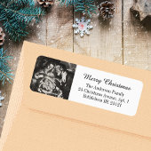 Étiquette Classique Élégant Religieux Chrétien Saint Noël