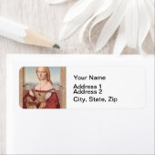 Étiquette Classique Raphael Lady et Unicorn (En situation)