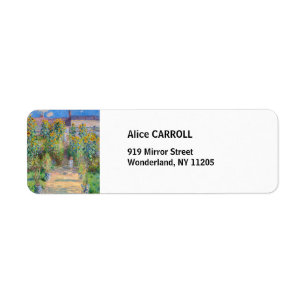 Étiquette Claude Monet - Le jardin de l'artiste à Vetheuil