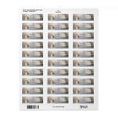 Étiquette Claude Monet - Le Magpie (Feuille entière)