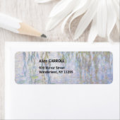 Étiquette Claude Monet - Lys d'eau (En situation)