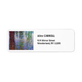 Étiquette Claude Monet - Lys d'eau (Devant)