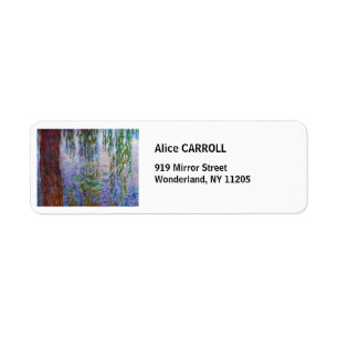Étiquette Claude Monet - Nymphéas
