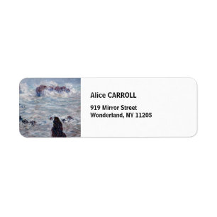 Étiquette Claude Monet - Tempête au large de la côte de Bell