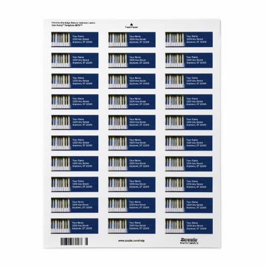 ÉTIQUETTE CLAVIER (Feuille entière)