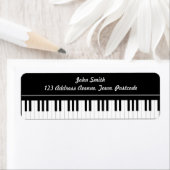 Étiquette Clavier pour piano (En situation)