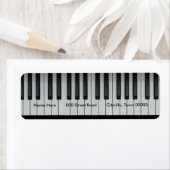 Étiquette Clavier pour piano (En situation)