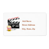 Étiquette Clavier vidéo de 5e année (Devant)