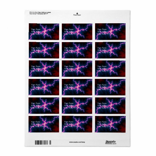 Étiquette Clé (Feuille entière)