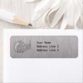 Étiquette Clé en métal (En situation)