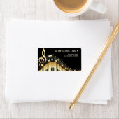 Étiquette Clef Piano Notes (En situation)