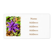 ÉTIQUETTE CLEMATIS (Devant)