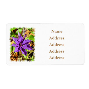 ÉTIQUETTE CLEMATIS