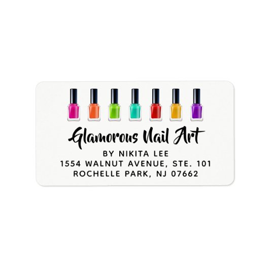 Étiquette Clou arc-en-ciel lumineux polonais Art Tech Salon (Devant)