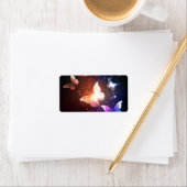 Étiquette Clowing Night Butterflies (En situation)