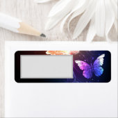 Étiquette Clowing Night Butterflies (En situation)