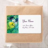 ÉTIQUETTE CLOWN EN VERT (En situation)