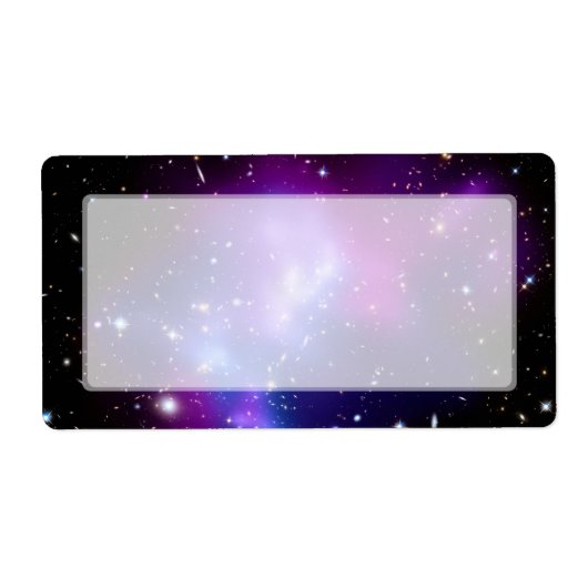 Étiquette Cluster Galaxy MACS J0717 (télescope Hubble) (Devant)