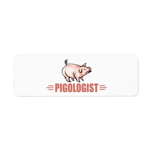 Étiquette Cochons humoristiques (Devant)