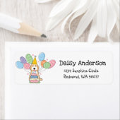 Étiquette Cockapoo Cavapoo Anniversaire Partie Adresse de re (En situation)