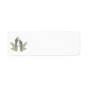 Étiquette Cockatiel Couple