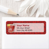 Étiquette cocktail Americano (En situation)