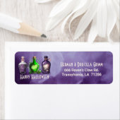 Étiquette Cocktail d'Halloween pour adultes (En situation)