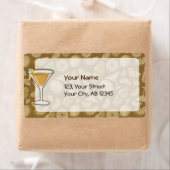 Étiquette Cocktail Sidecar (En situation)