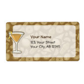 Étiquette Cocktail Sidecar (Devant)