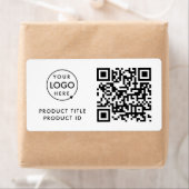 Étiquette Code QR du stock | Stock du logo commercial de l'I (En situation)