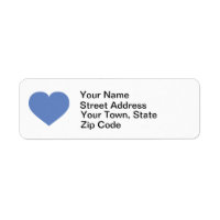 Coeur bleu bébé