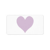 Étiquette Coeur de chardon mignon (Devant)