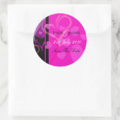 Étiquette - Coeur mystique - Noir/Rose (Sac)