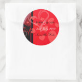 Étiquette - Coeur mystique - Noir/Rouge (Sac)