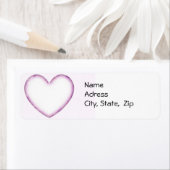 Étiquette Coeur pourpre (En situation)