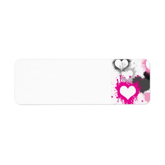 Étiquette coeurs-296844 coeurs splatter peinture amour graff (Devant)