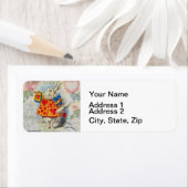 Étiquette Cœurs de Lapin Blanc Alice Classique (En situation)