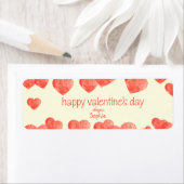 Étiquette Coeurs - Saint Valentin Cadeau Tgs (En situation)