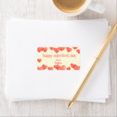 Étiquette Coeurs - Saint Valentin Cadeau Tgs (En situation)