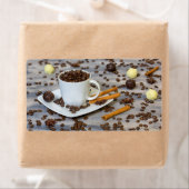 Étiquette Coffee and spices (En situation)