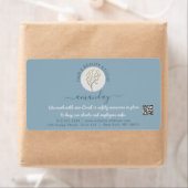 Étiquette Coiffeur Beauté Studi Lashes Gold Logo QR CODES (En situation)