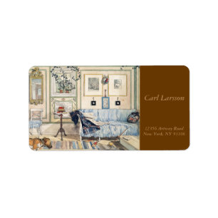 Étiquette Coin confortable par Carl Larsson