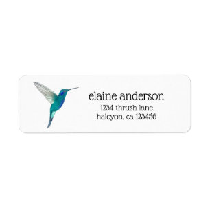 Étiquette Colibri