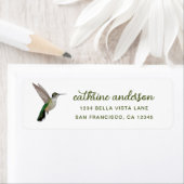 Étiquette Colibri (En situation)