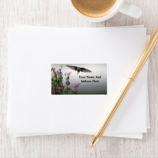 Étiquette Colibri (En situation)