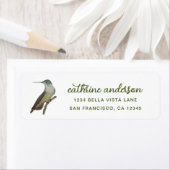 Étiquette Colibri (En situation)