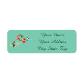 Étiquette Colibri (Devant)