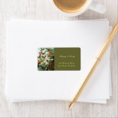 Étiquette Colibri par Ernst Haeckel (En situation)