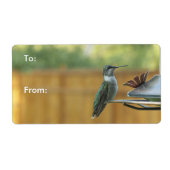 Étiquette Colibri Ruby Throsé (Devant)