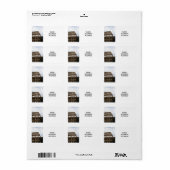 Étiquette Colisée (Feuille entière)